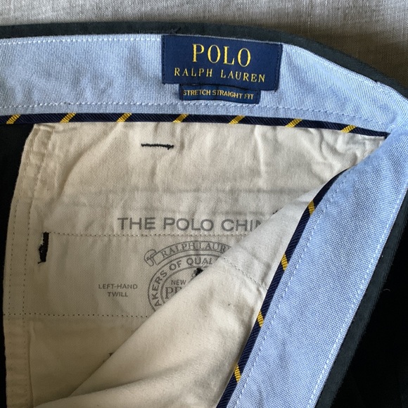 NWT Polo Ralph Lauren Stretch Straight Fit Black Pants - Picture 2 of 5